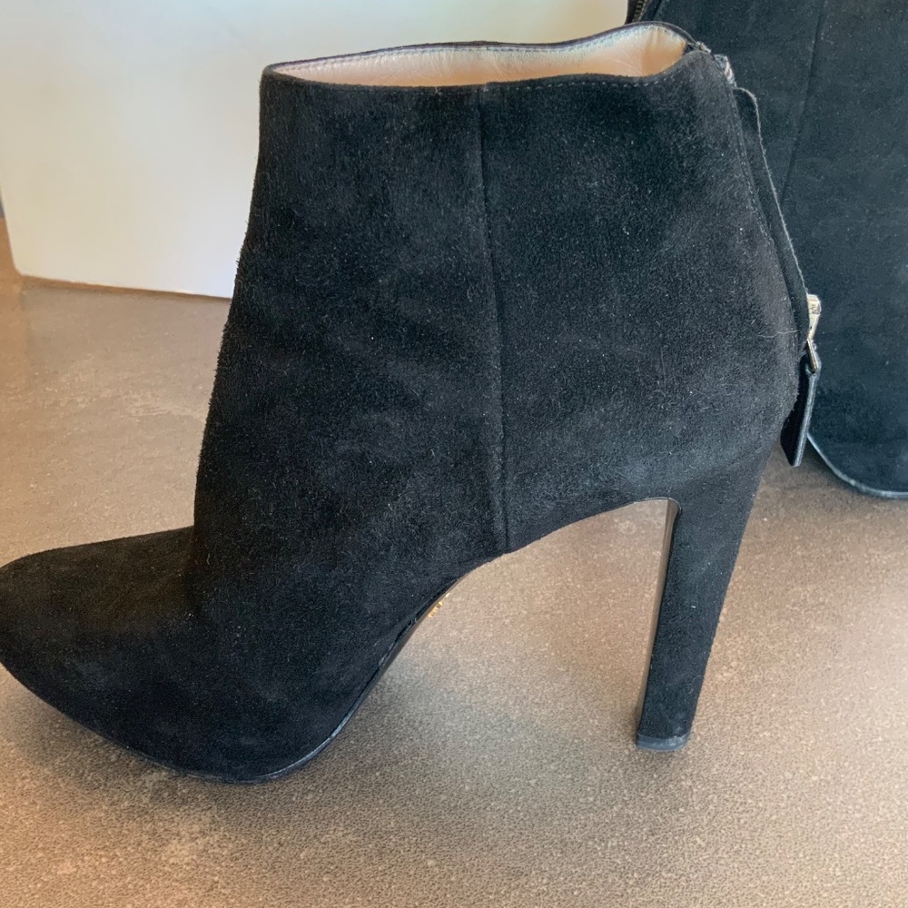 PRADA Black High Heel Booties - Picture 9 of 14